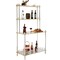 Classy and Elegant 4 Tiered Multifunctional Wooden Open Bar Shelves, Modern Console Table, Coffee Bar Accessories, Coffee Bar Cabinet, Tea Bar and Wine Bar Table